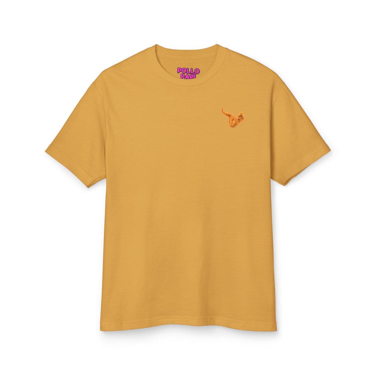 Faded Mustard Pollo Papí Fried Hard Tee